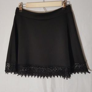 ⚠️Solemio Black Mini Skirt Size Large